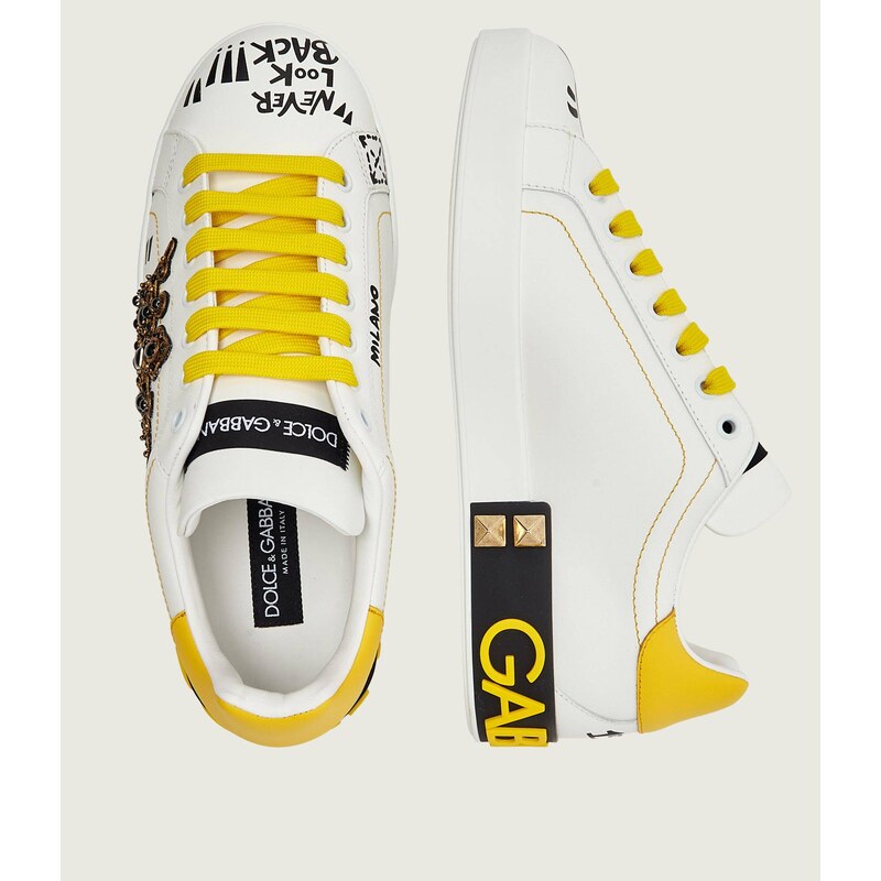 Dolce & Gabbana Kožené tenisky Portofino