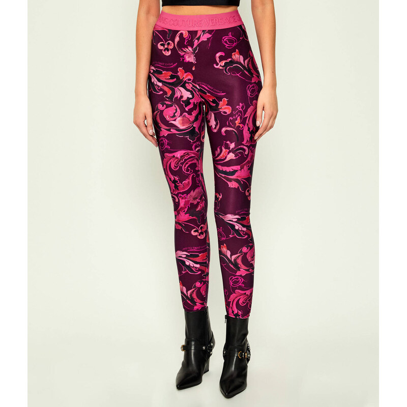 Versace Jeans Couture Legíny BAROCCO PORCELAIN | Skinny fit 107426529