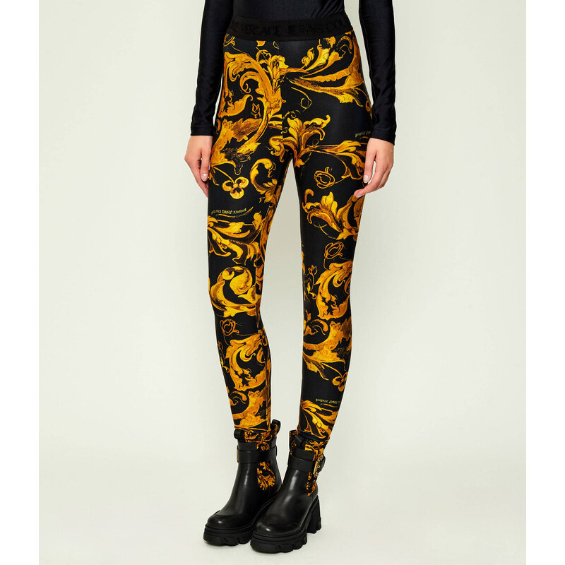 Versace Jeans Couture Legíny BAROCCO PORCELAIN | Skinny fit 107426530