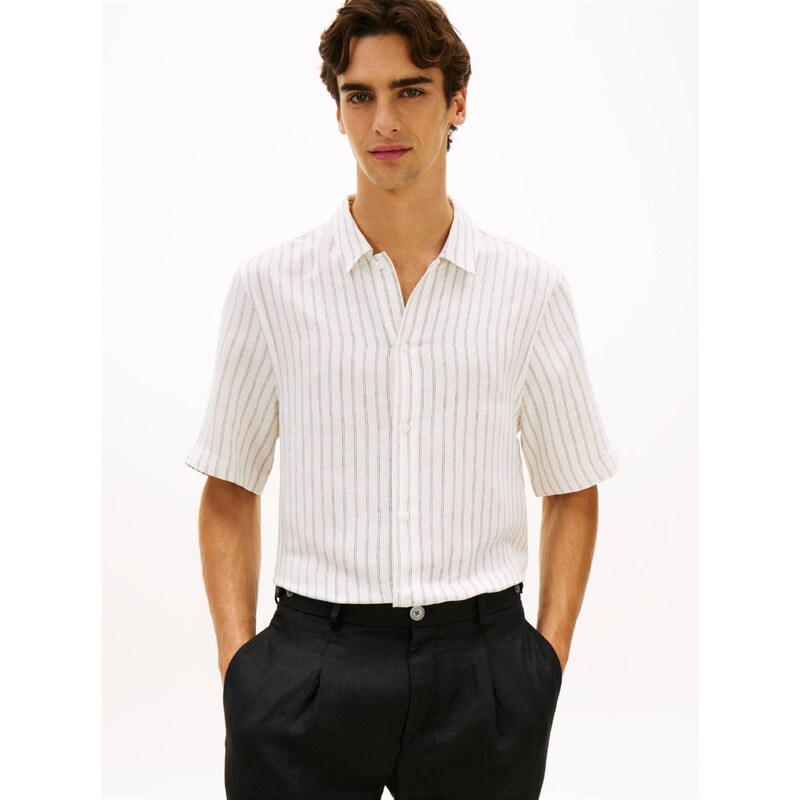 Tommy Hilfiger Lněná košile | Loose fit