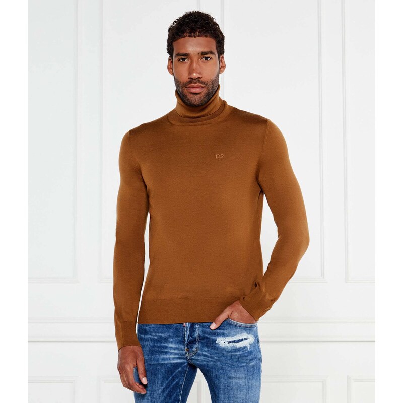 Dsquared2 Vlněný rolák | Regular Fit