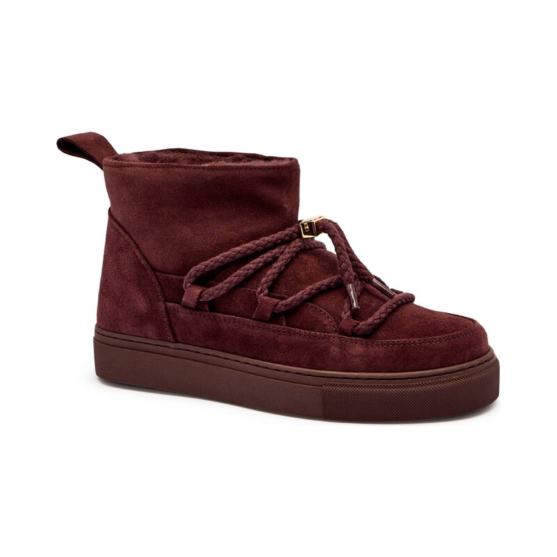 INUIKII Sněhule CLASSIC LOW | semiš 107375566