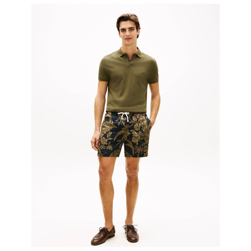 Tommy Hilfiger Lněné šortky DOVER | regular fit