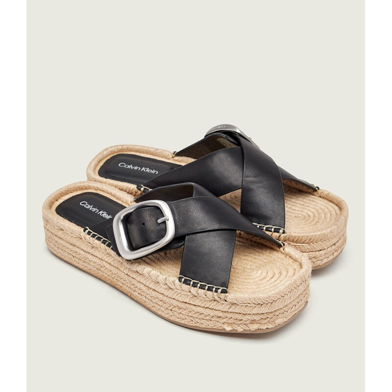 Calvin Klein Kožené pantofle