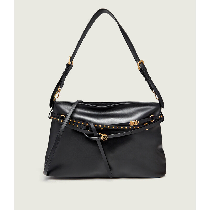 Pinko Kožená kabelka na rameno BELT BAG BIG