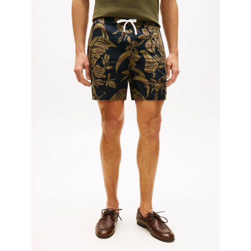 Tommy Hilfiger Lněné šortky DOVER | regular fit