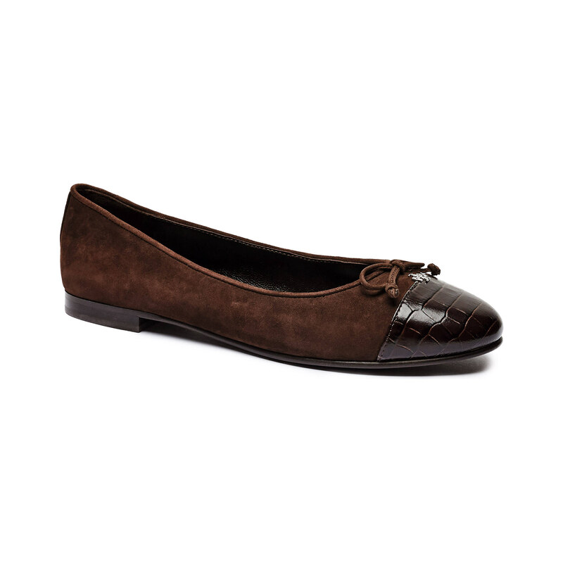 TORY BURCH Baleríny CAP-TOE | semiš 107297578