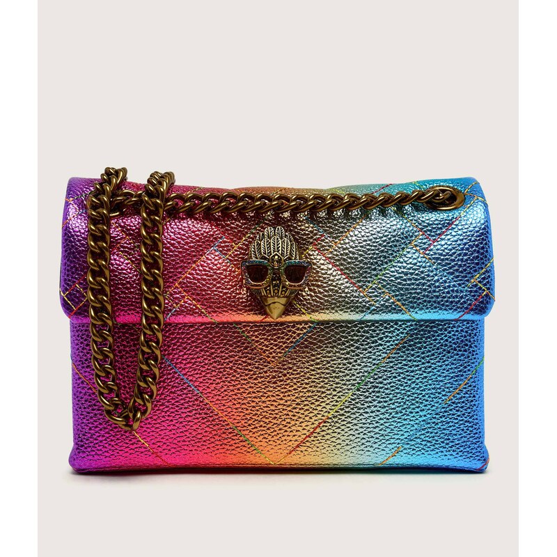 Kurt Geiger Kožená kabelka na rameno MINI KENSINGTON 114813926