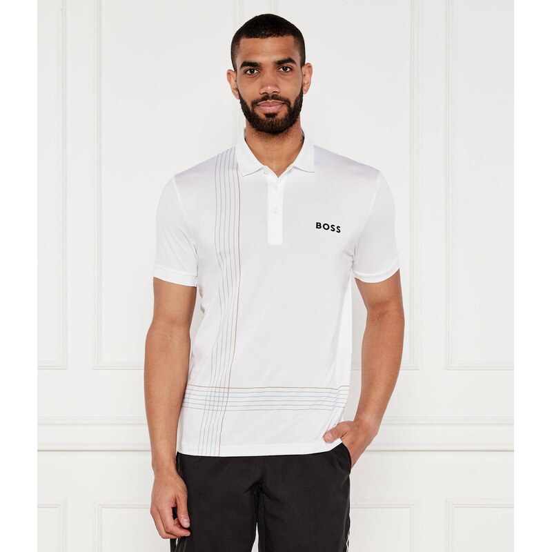 BOSS GREEN Polokošile Check TOC | Slim Fit | stretch