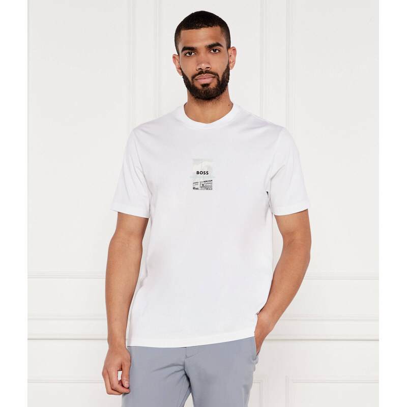 BOSS GREEN Tričko Photoprint | Relaxed fit | stretch