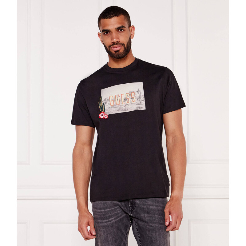 GUESS Tričko CACTUS GARDEN | Regular Fit