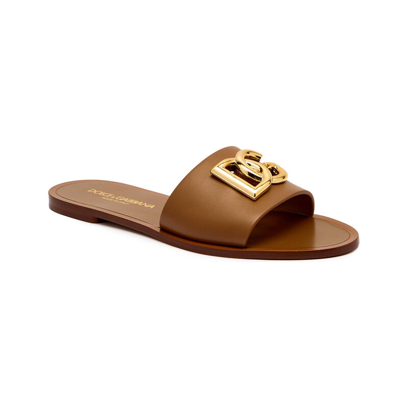 Dolce & Gabbana Kožené pantofle 106805410