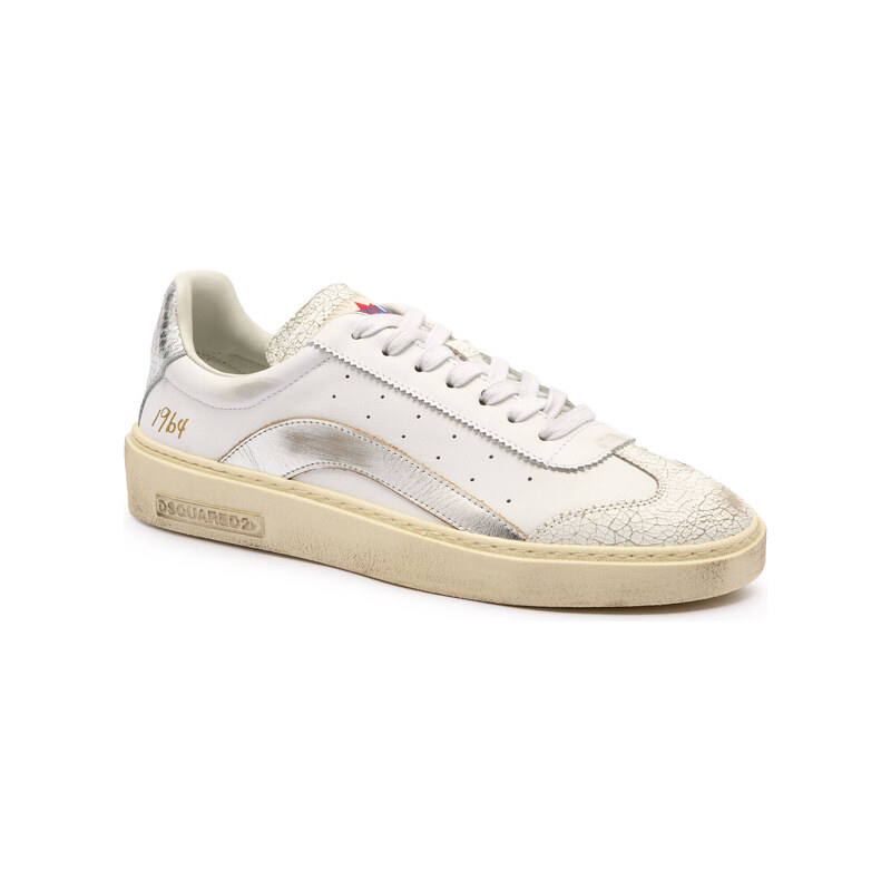 Dsquared2 Kožené tenisky Lace-Up Low top