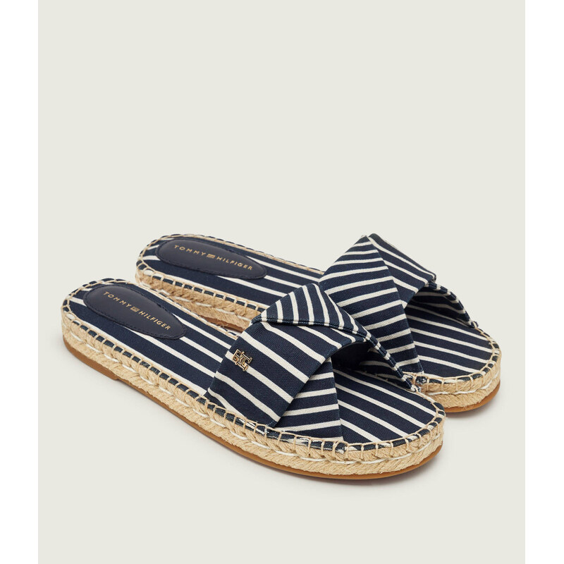 Tommy Hilfiger Pantofle s přídavkem kůže