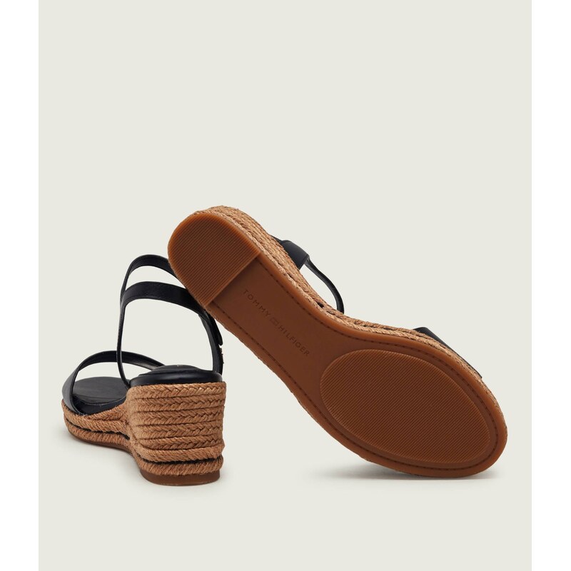 Tommy Hilfiger Kožené boty na klínku
