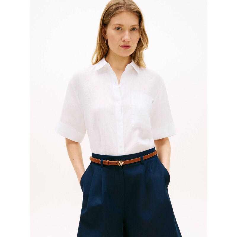 Tommy Hilfiger Lněná košile | Loose fit
