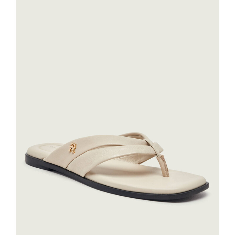 Tommy Hilfiger Kožené žabky