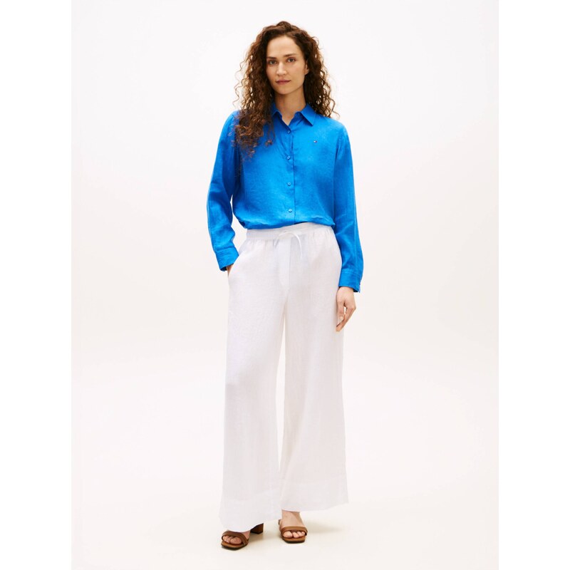 Tommy Hilfiger Lněná košile | Relaxed fit