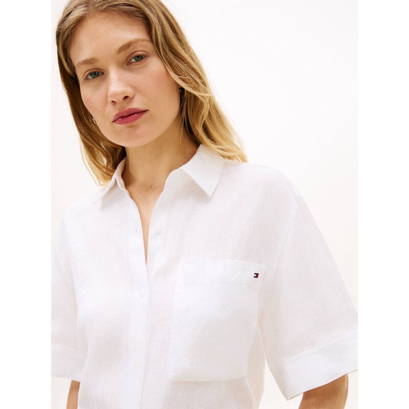 Tommy Hilfiger Lněná košile | Loose fit