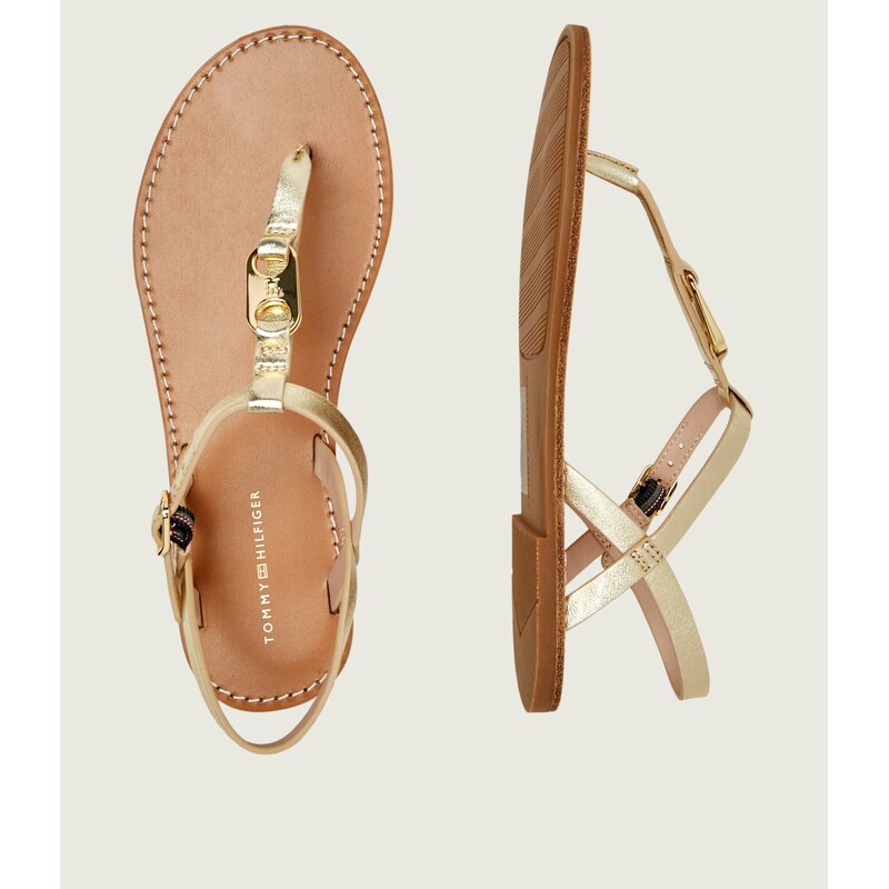 Tommy Hilfiger Kožené sandály