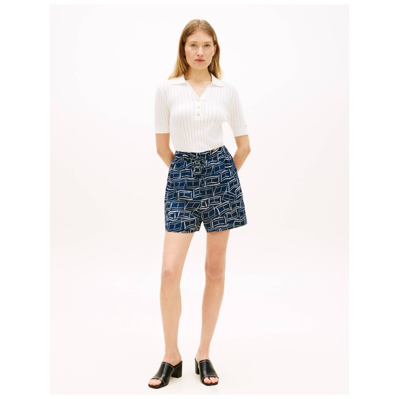 Tommy Hilfiger Lněné šortky | regular fit