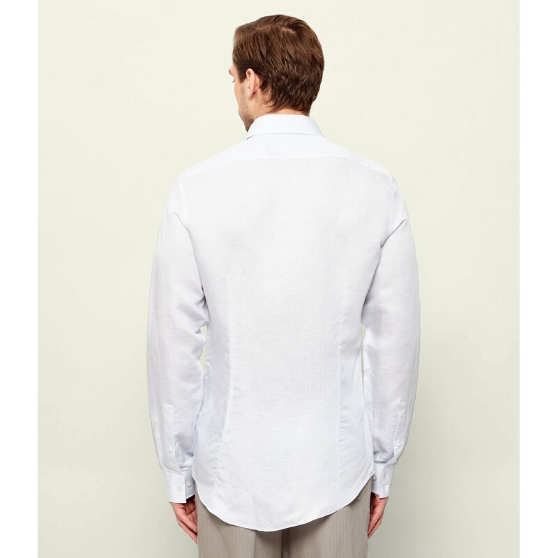 Calvin Klein Lněná košile | Slim Fit