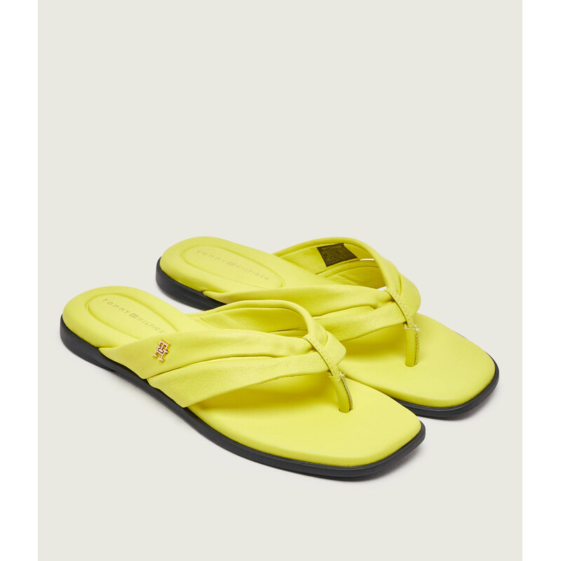 Tommy Hilfiger Kožené žabky