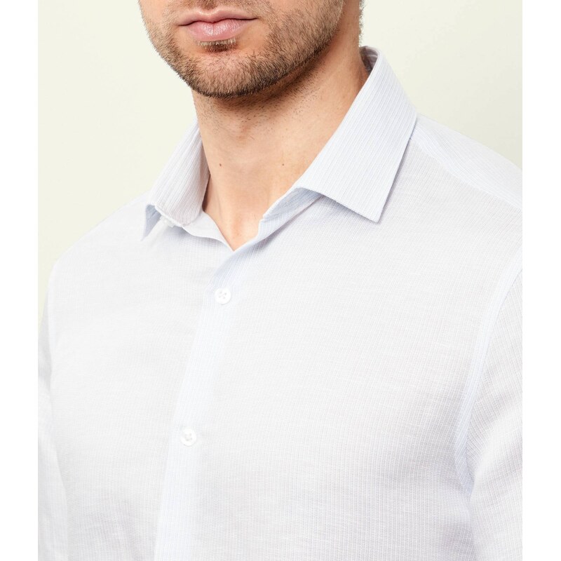 Calvin Klein Lněná košile | Slim Fit