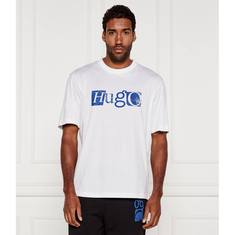 Hugo Blue Tričko Nugix | Loose fit