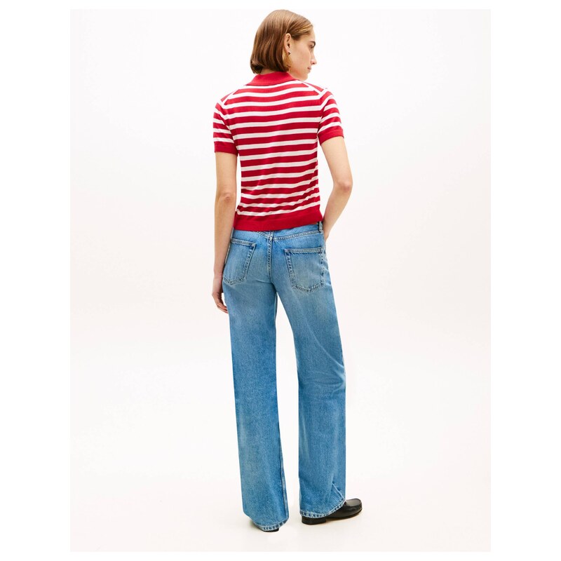 Tommy Hilfiger Polokošile | Slim Fit |s příměsí hedvábí