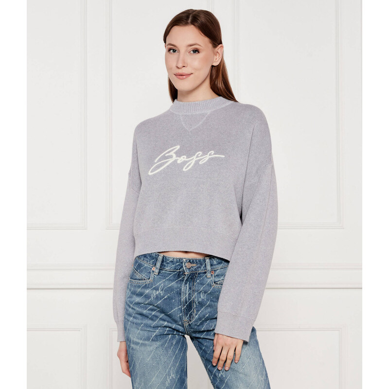 BOSS ORANGE Svetr C_Finevra | Relaxed fit