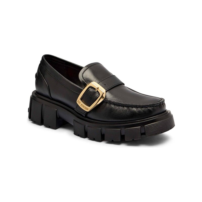 Love Moschino Kožené mokasíny SCARPAD