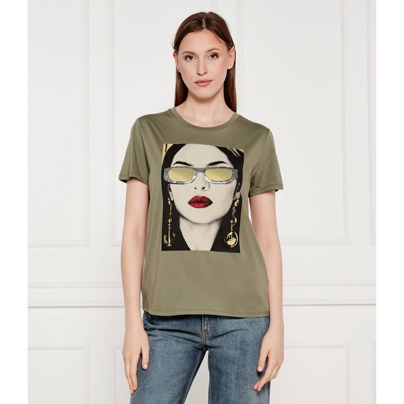 GUESS Tričko SUNGLASSES MODEL EASY | Regular Fit