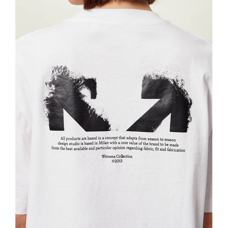 OFF-WHITE Tričko HALF ARROW SKATE | Loose fit