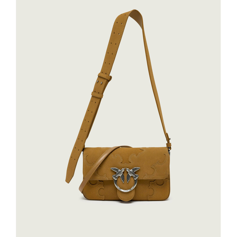 Pinko Kabelka na rameno LOVE ONE SLOUCHY MINI | semiš
