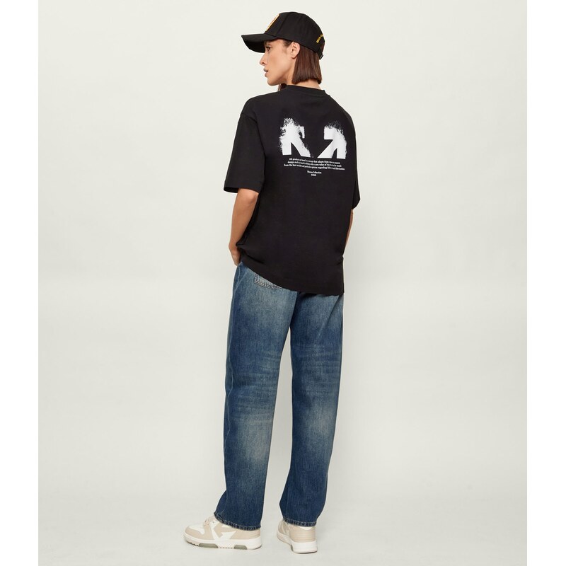 OFF-WHITE Tričko HALF ARROW SKATE | Loose fit