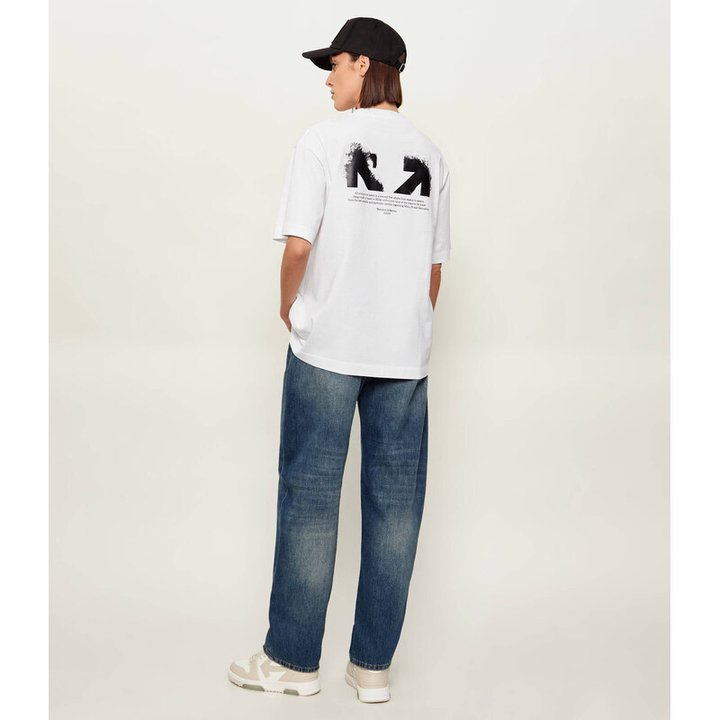 OFF-WHITE Tričko HALF ARROW SKATE | Loose fit