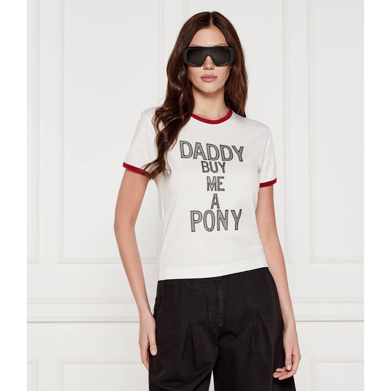 Pinko Tričko WALER | Pinko x Patrick McDowell | Regular Fit