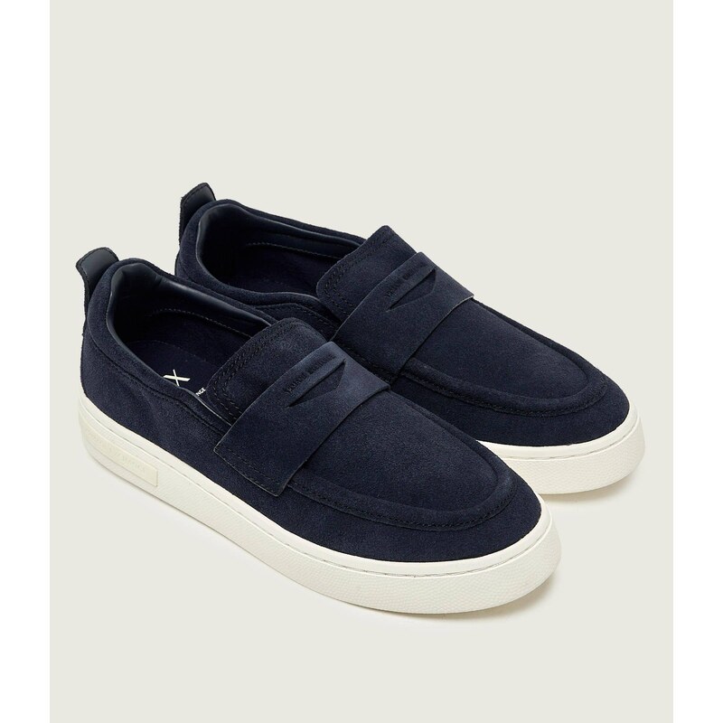 Armani Exchange Mokasíny | semiš
