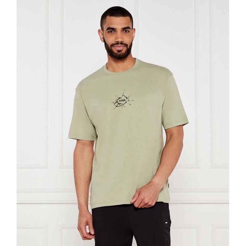 BOSS ORANGE Tričko Te_voyage | Loose fit