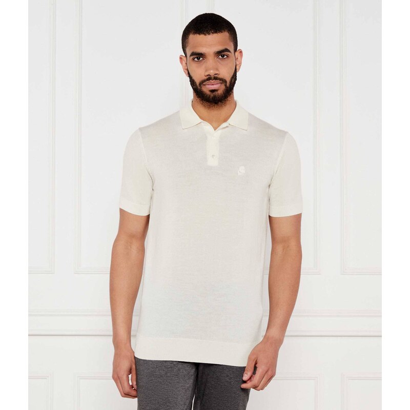 Karl Lagerfeld Vlněné polokošile | Regular Fit