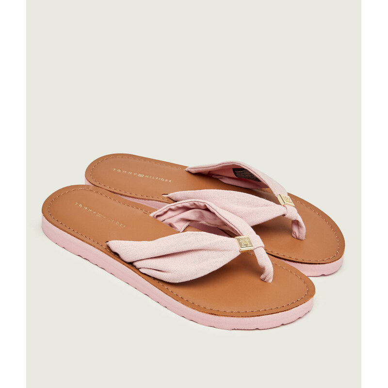 Tommy Hilfiger Žabky s přídavkem kůže