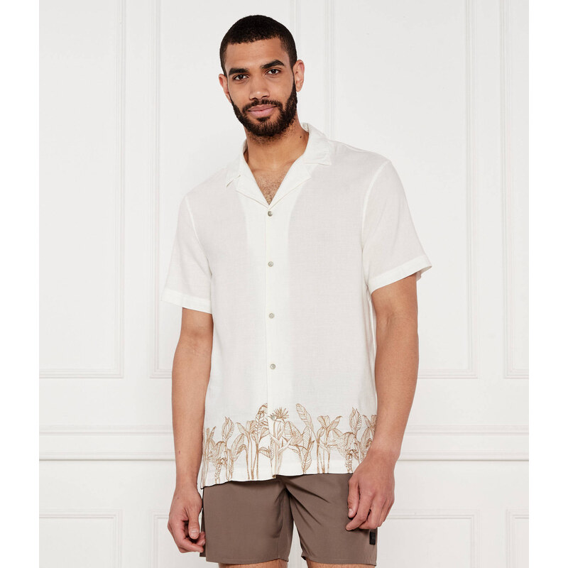 GUESS Košile | Regular Fit přidáním lnu