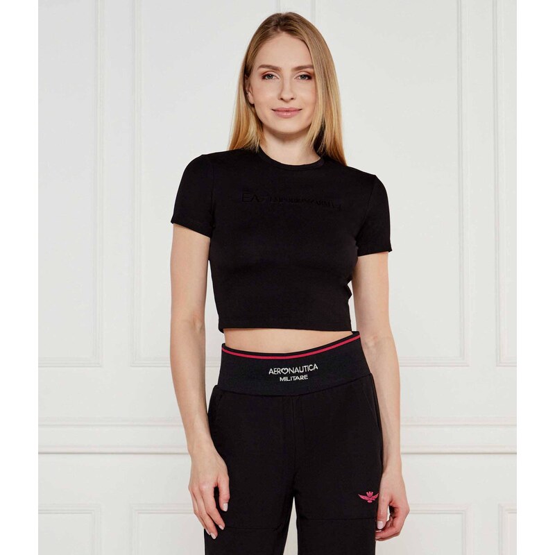 EA7 Tričko | Cropped Fit