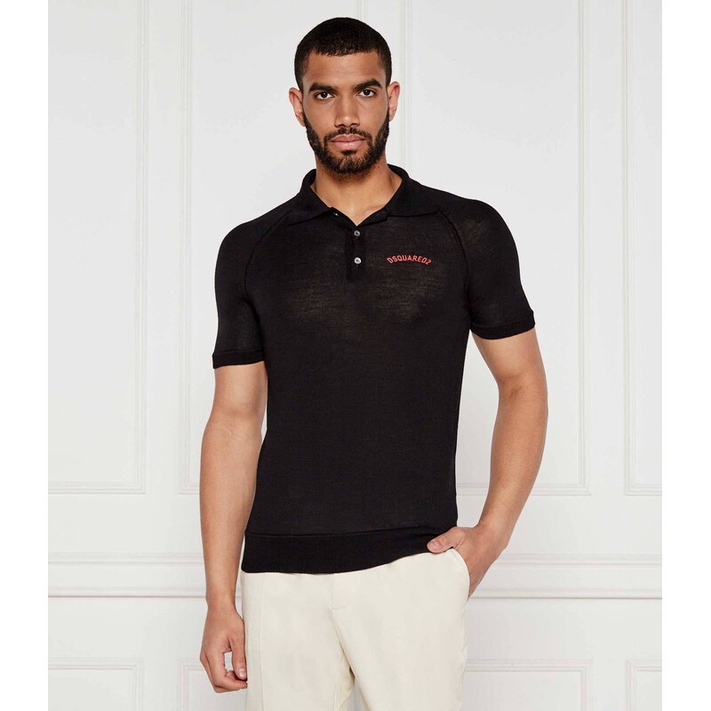 Dsquared2 Vlněné polokošile | Regular Fit