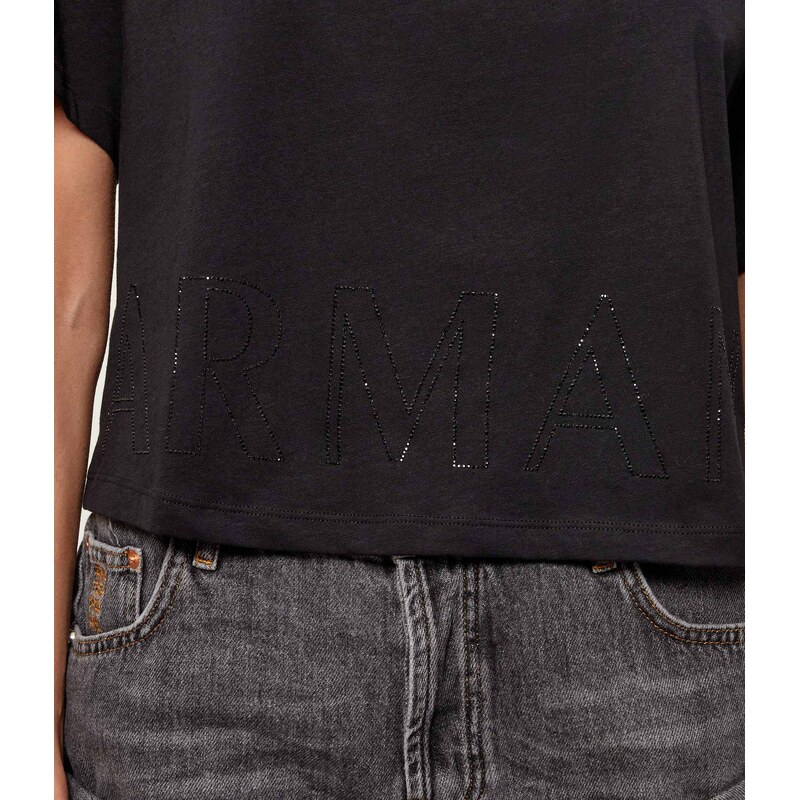 Armani Exchange Tričko | Cropped Fit