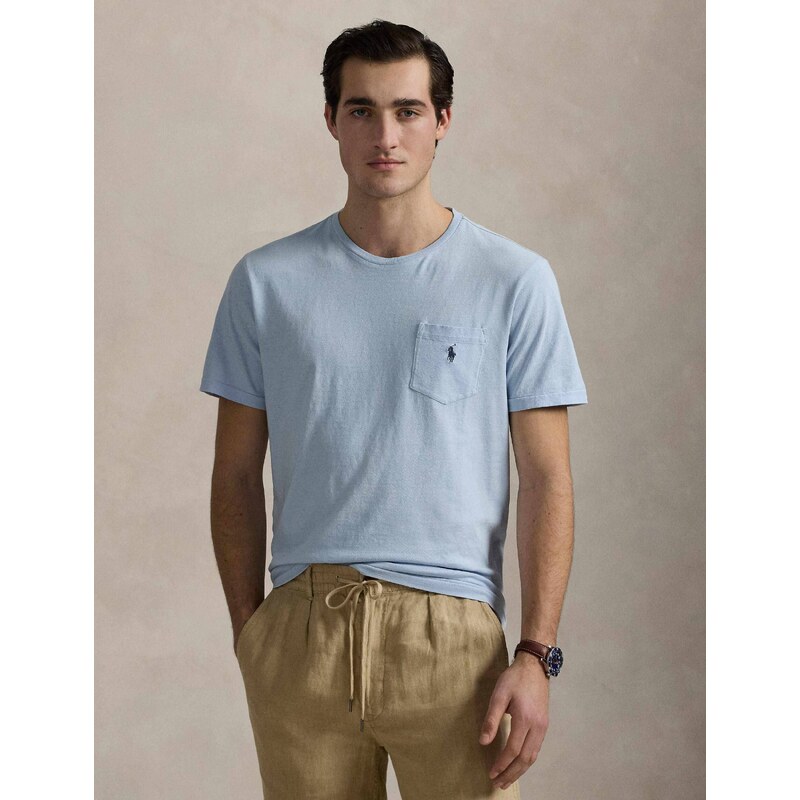 POLO RALPH LAUREN Tričko | Regular Fit přidáním lnu