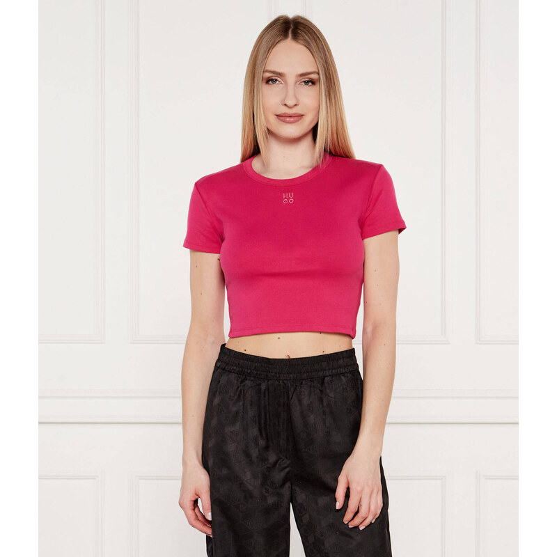 HUGO Tričko Delanor | Cropped Fit