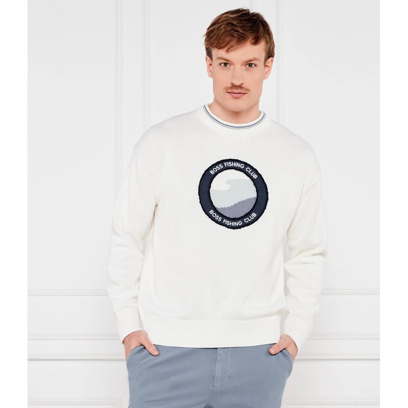 BOSS ORANGE Svetr Klubfish | Loose fit