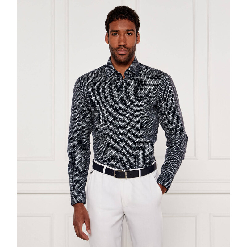 BOSS BLACK Lněná košile C-HAL-kent-C1-223 | Casual fit